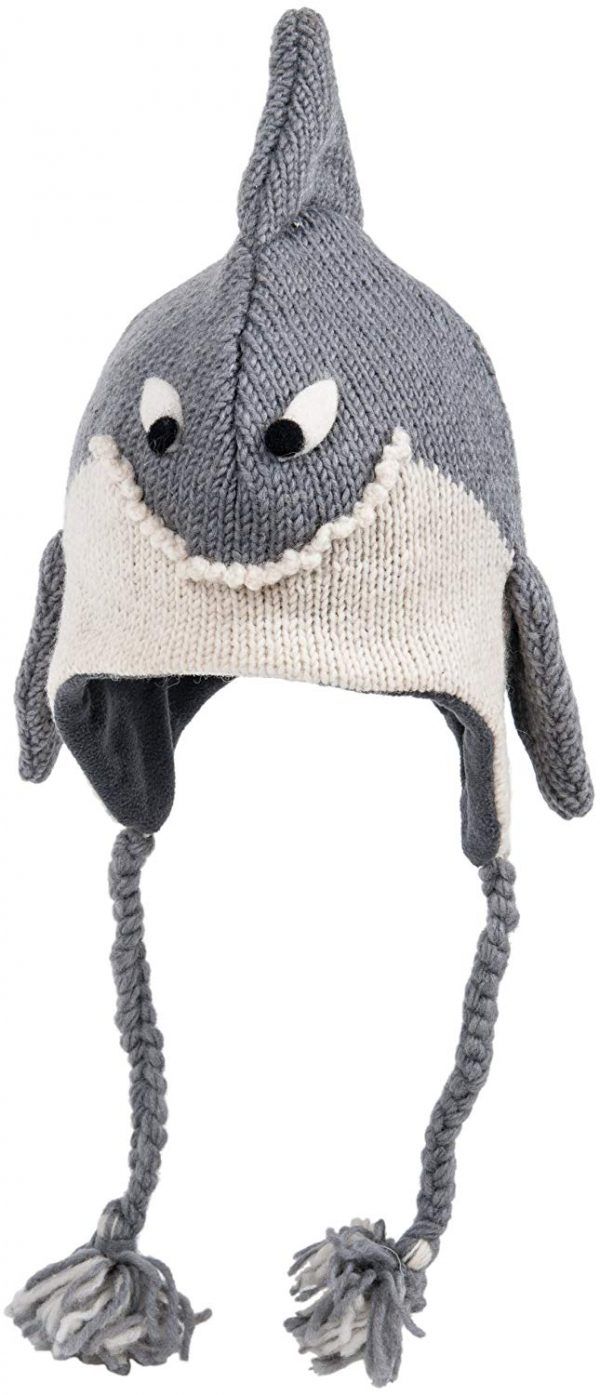 cute shark knitted hat