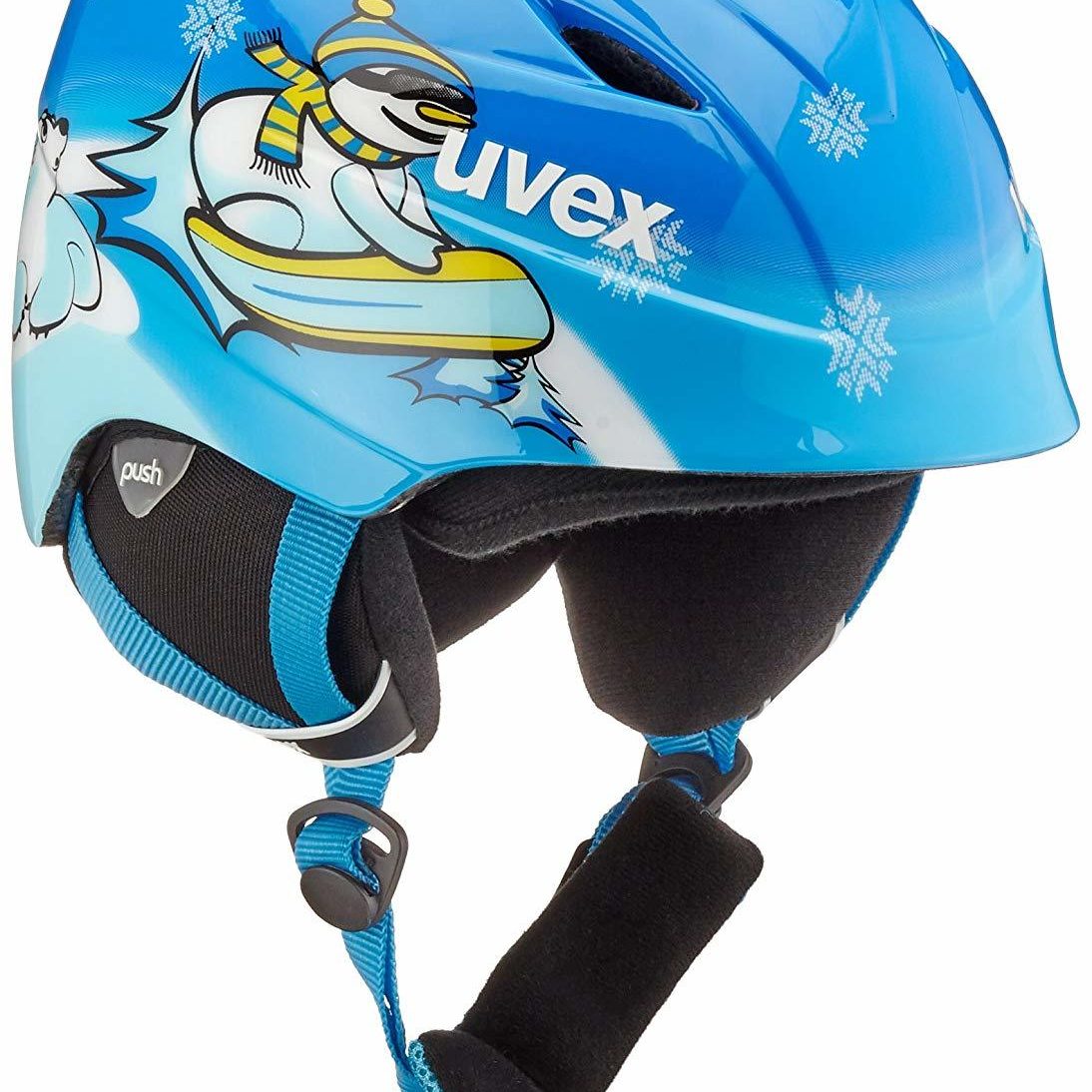 kids snowman ski helmet