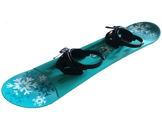 ABS Plastic Children Ski Kid's Beginner Snow Board Bindings Snowboard Gift Game 