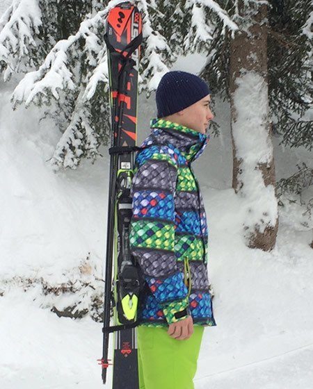 TBoxBo 1 Pack Ski Straps Ski Carrier Pole Carrier Perfect Ski Snow Gear Accessory Ski Shoulder Carrier Adjustable Ski Accessory